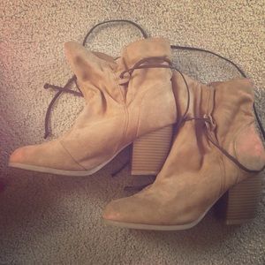Heeled booties